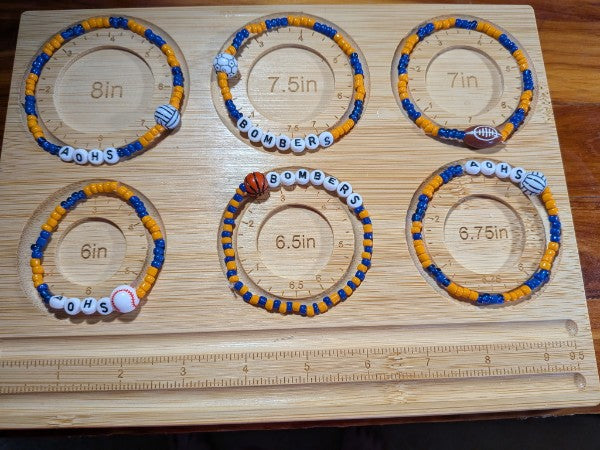 Argenta-Oreana bead bracelets