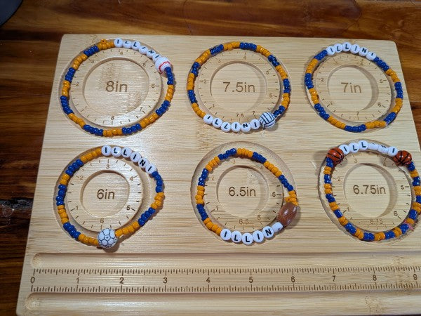 University of Illinois bead bracelets