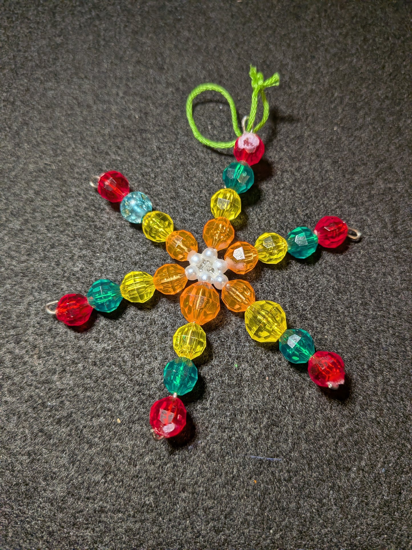 Small orange yellow red Suncatcher