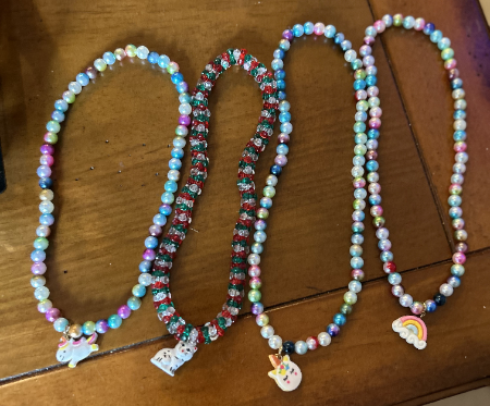 Bead necklaces