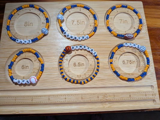 Argenta-Oreana bead bracelets