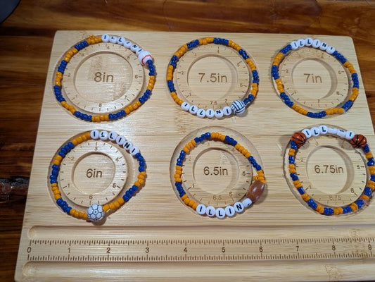 University of Illinois bead bracelets