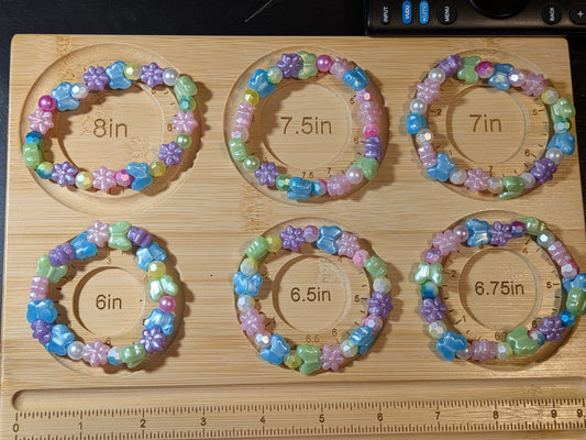 Butterfly bead bracelets