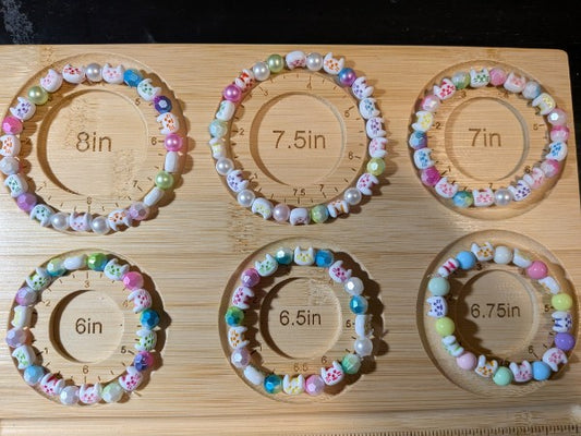 Kitty cat bead bracelets