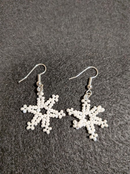 Snowflake earrings